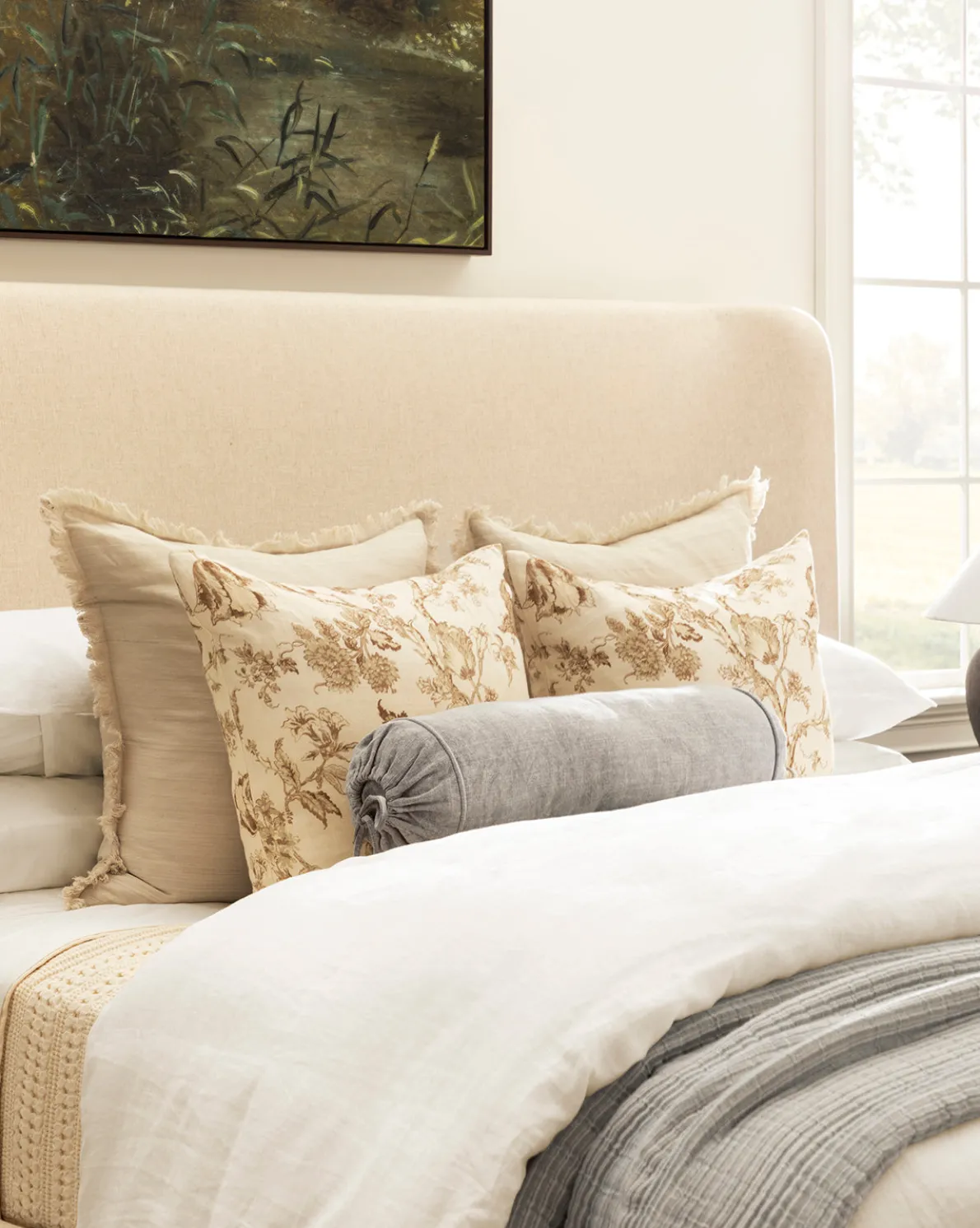 Abbey Silk Fringe Pillow Cover