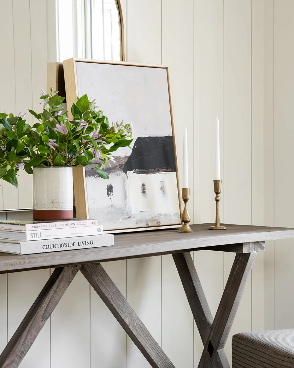 Antique Brass Taper Candle Holder