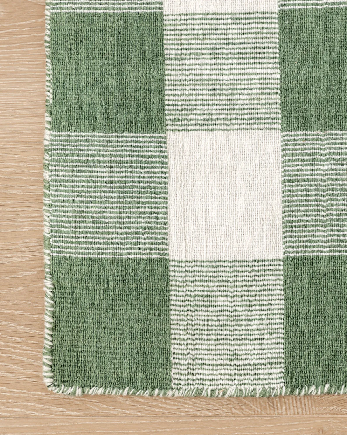 Belleville Green Handwoven Indoor/Outdoor Rug