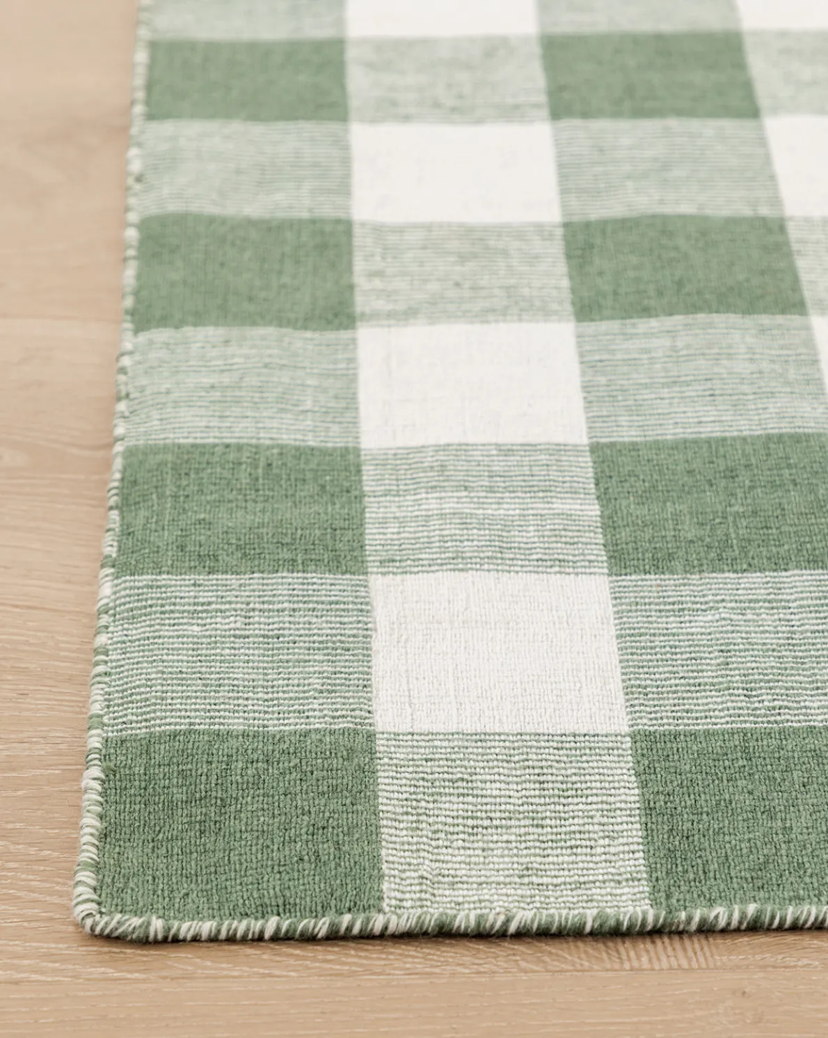 Belleville Green Handwoven Indoor/Outdoor Rug