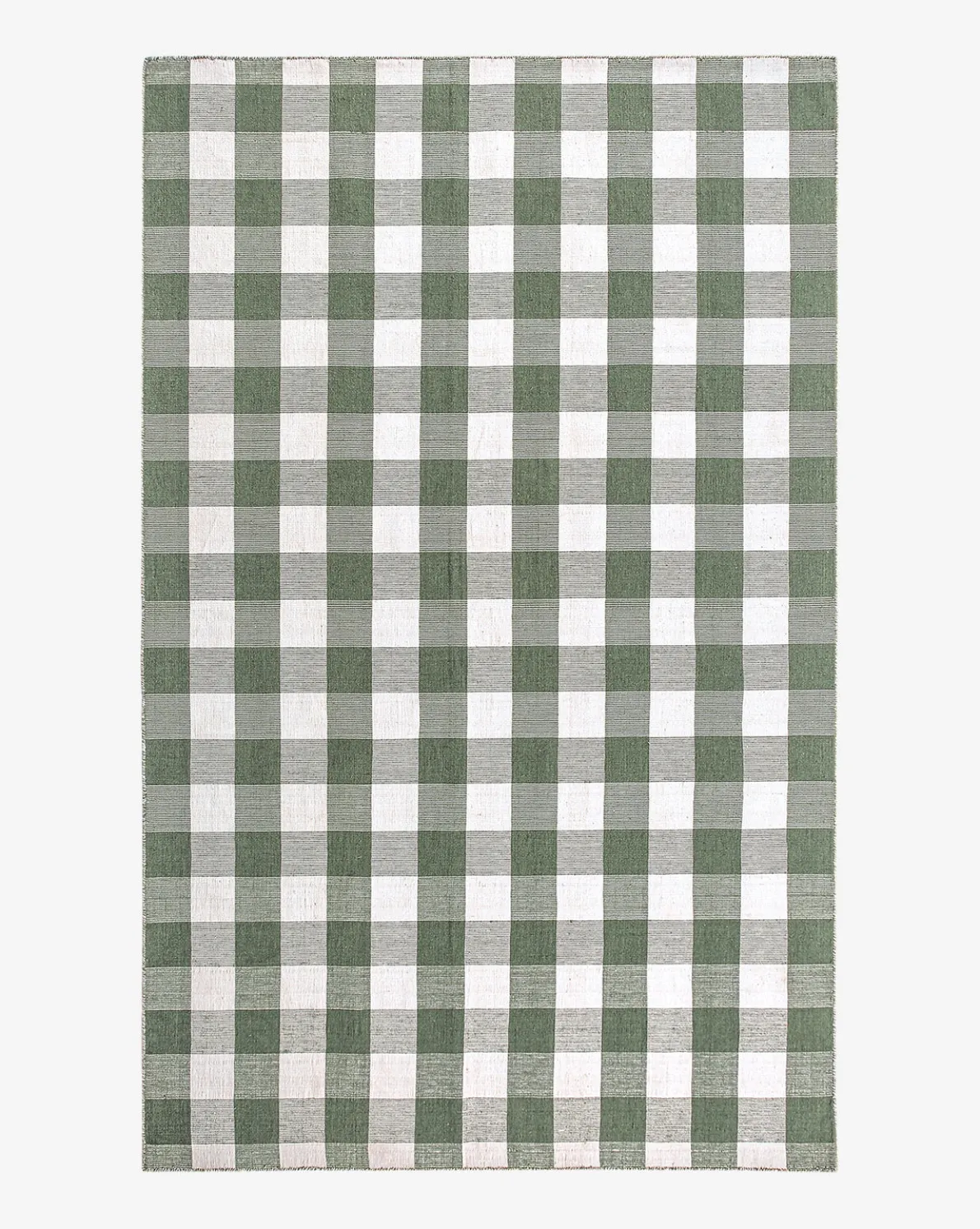 Belleville Green Handwoven Indoor/Outdoor Rug