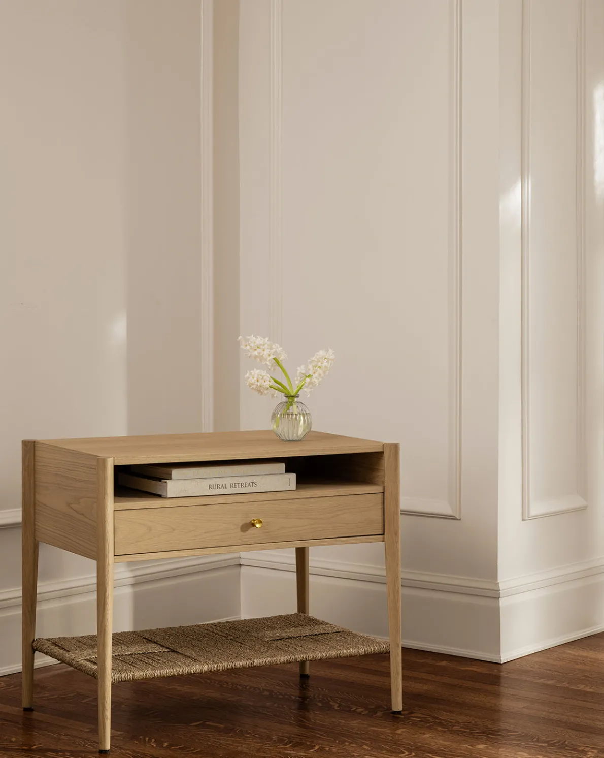 Dana White Oak Nightstand