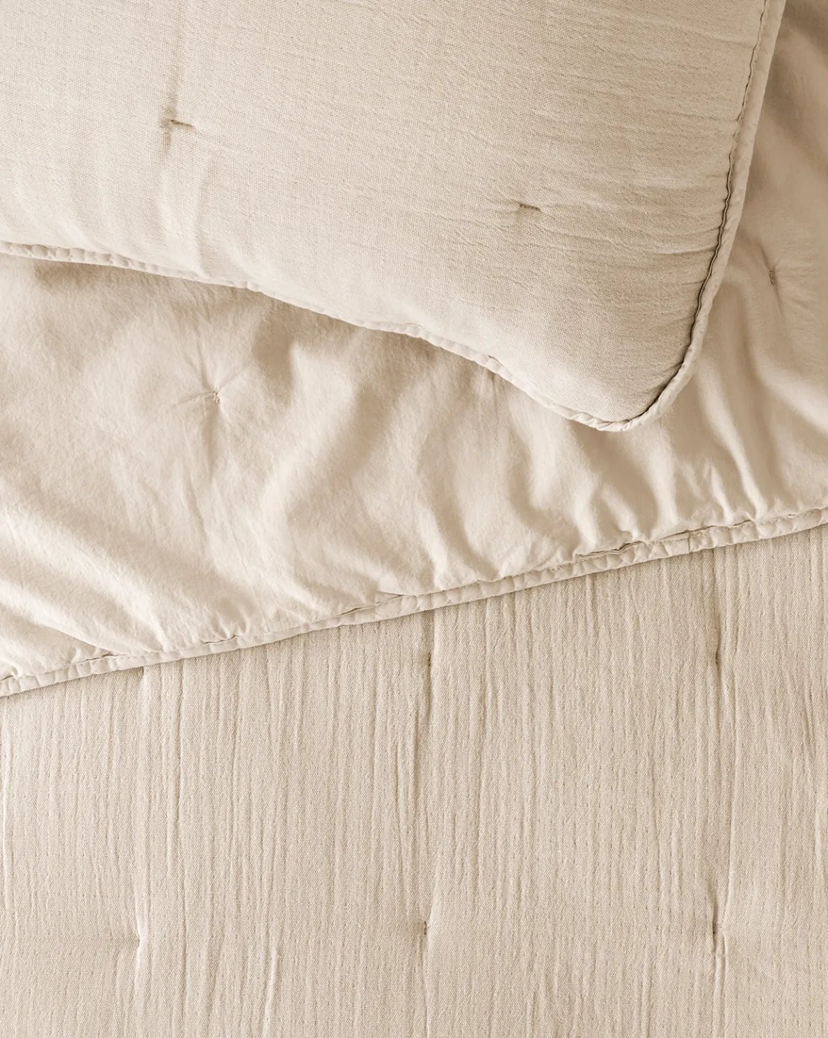 Daniela Cotton Gauze Quilt & Shams Set