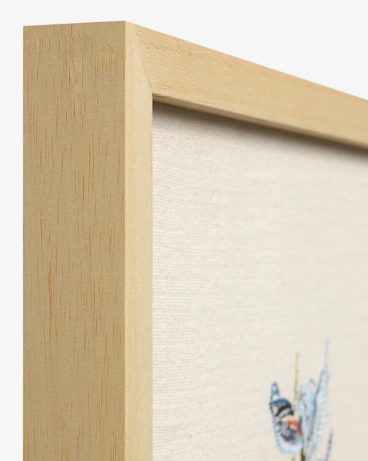 Embroidered Blue Iris