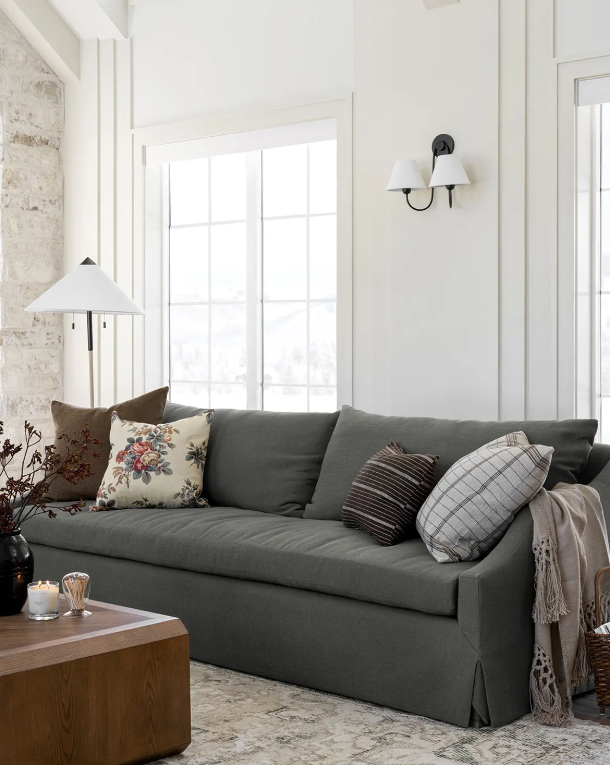 Everleigh Slipcover Sofa 96.5