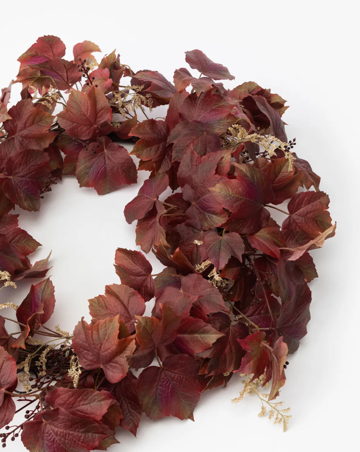 Faux Autumn Grapevine Wreath