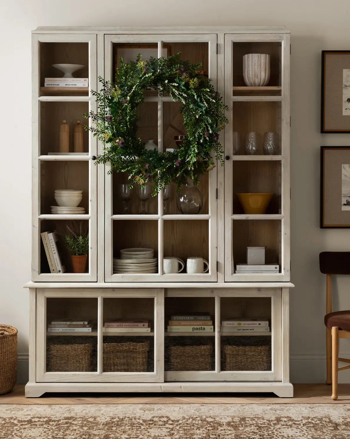 Faux Summerset Wreath