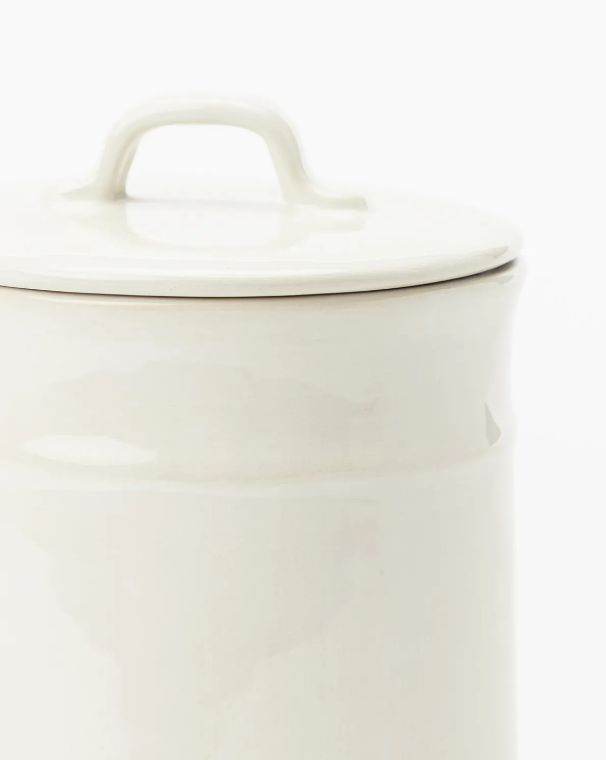 Handled Ceramic Canister