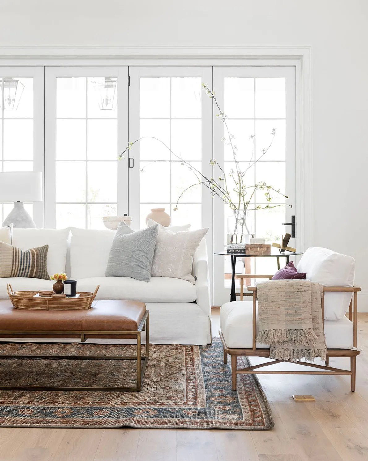 Harlow Leather Coffee Table