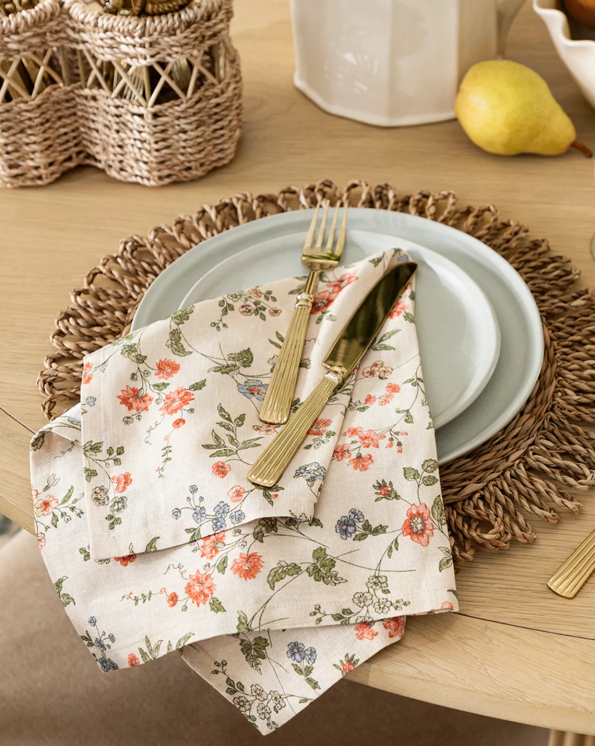 McGee & Co. x Loeffler Randall Elise Seagrass Placemat