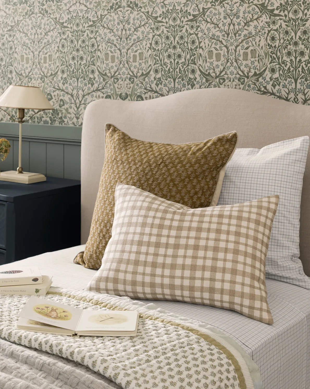 Nell Blue Twin Kids Sheet Set