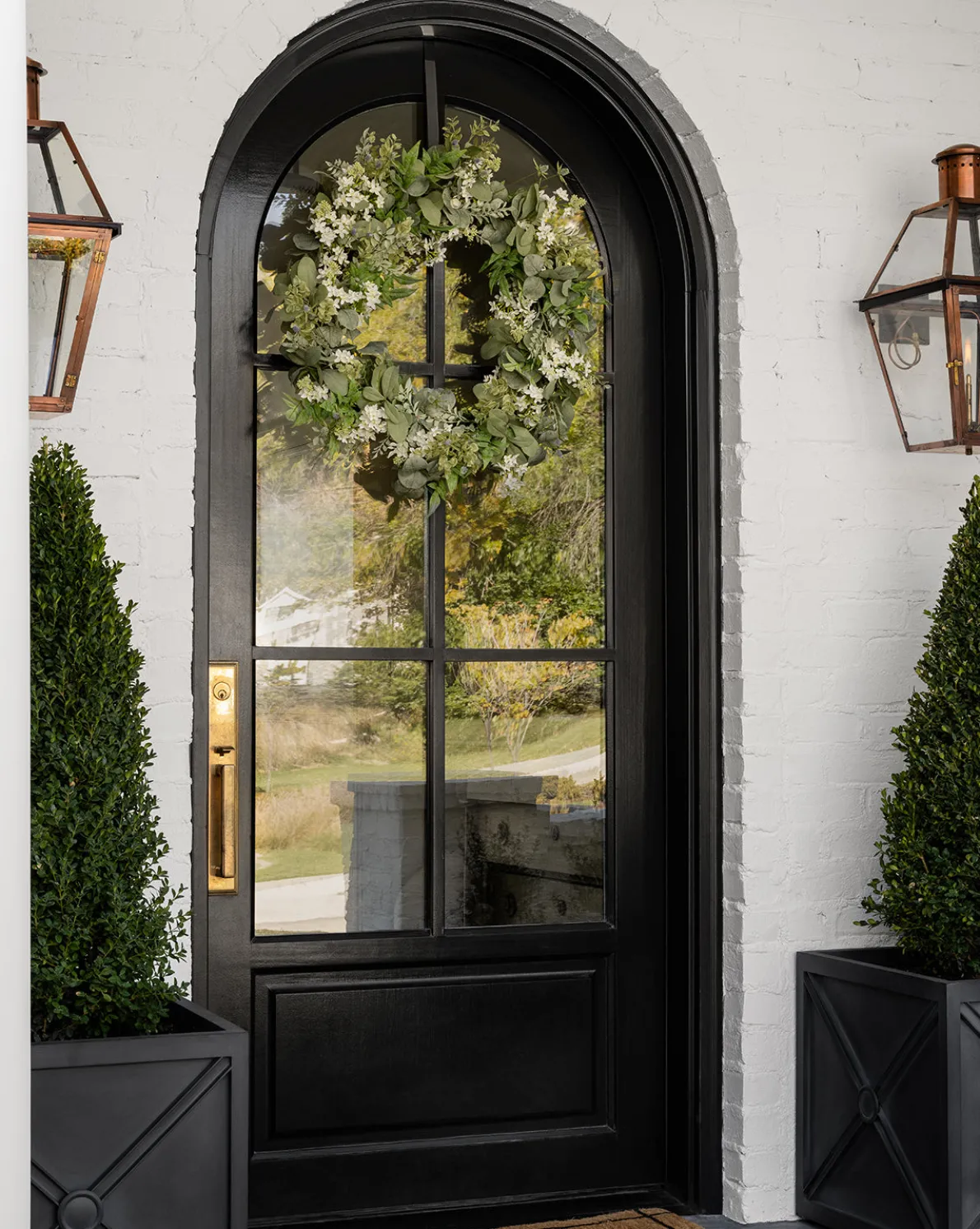 Orange Jasmine & Eucalyptus Wreath