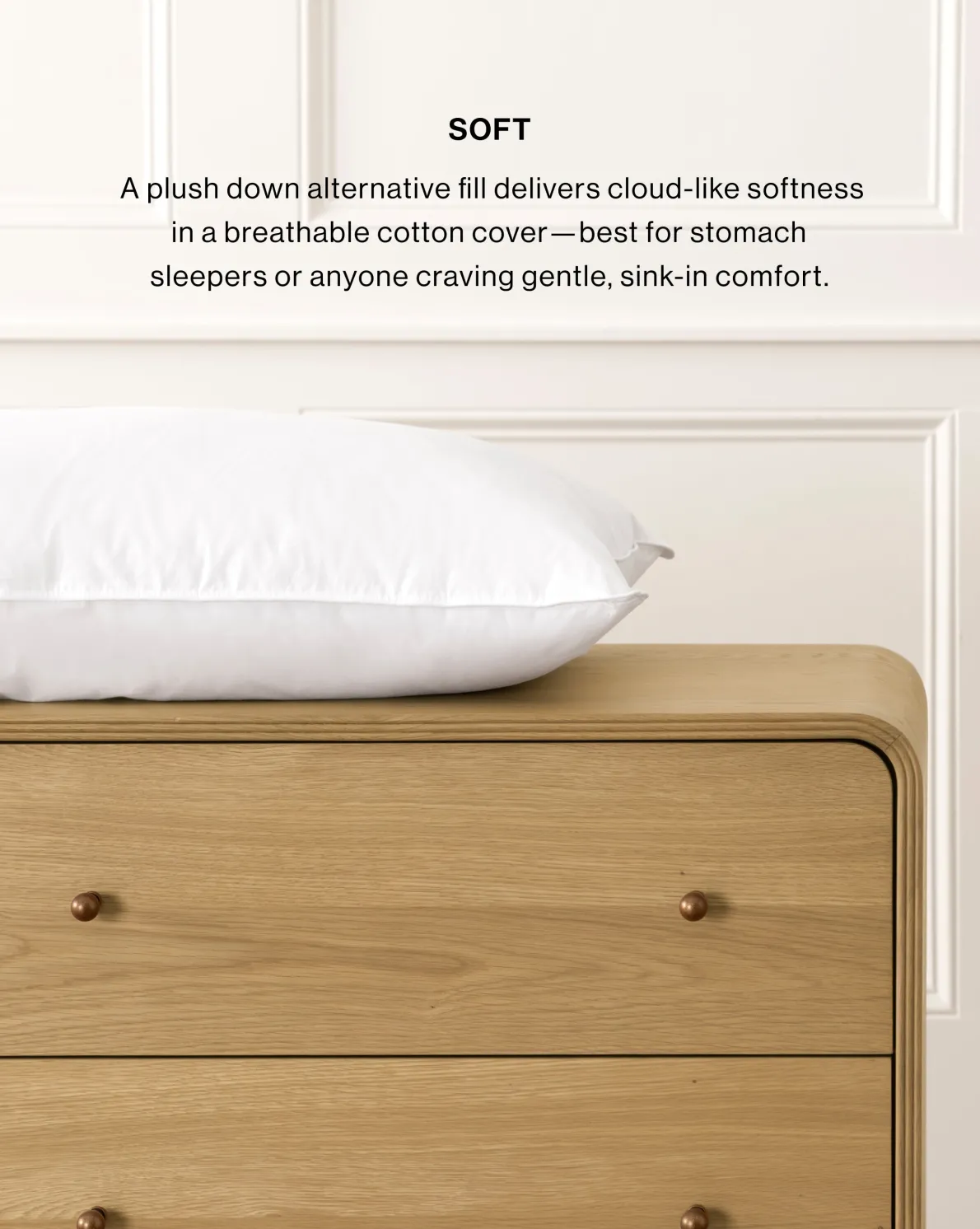 PrimaSera Down Alternative Bed Pillow