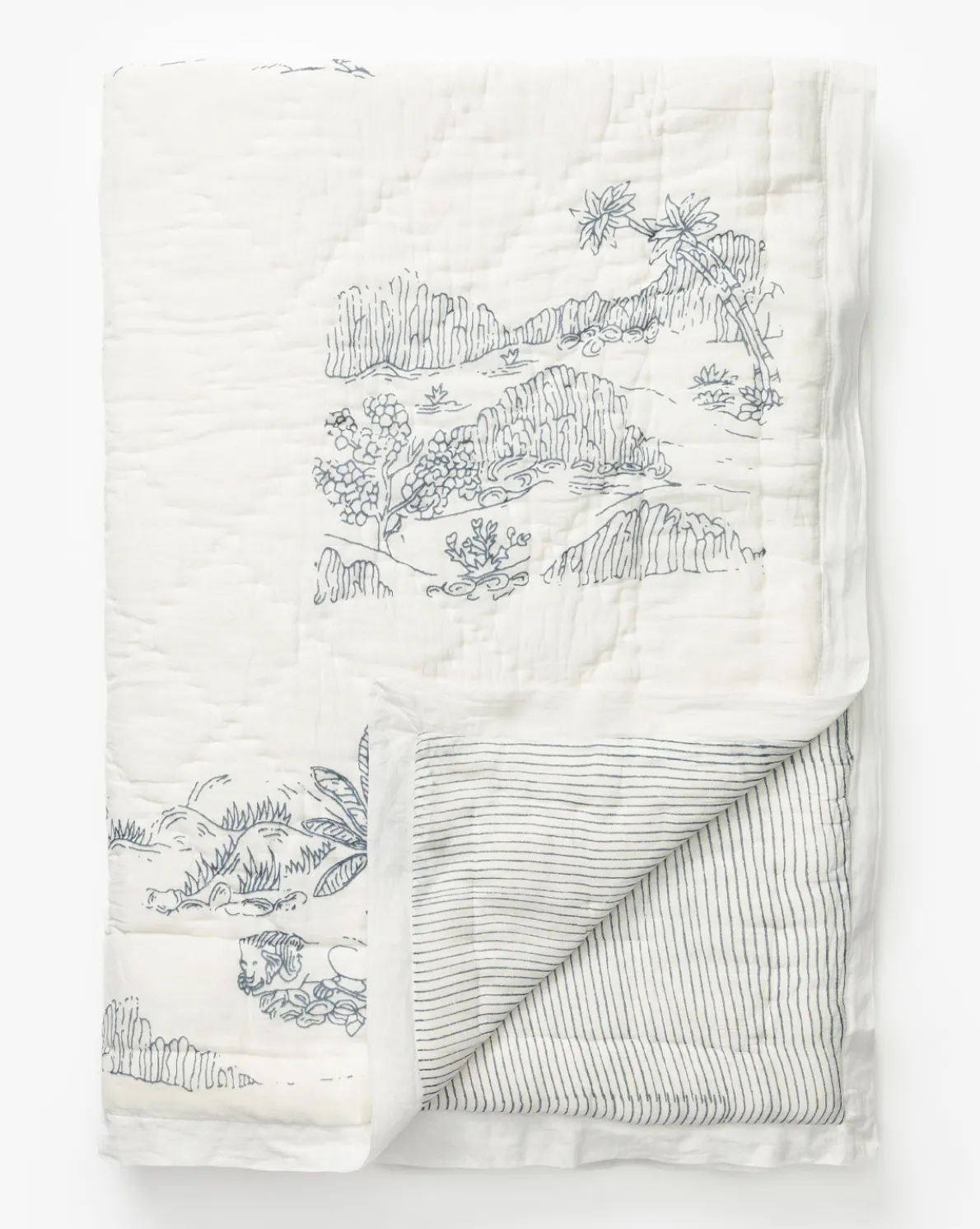 Solano Block Print Kids Quilt