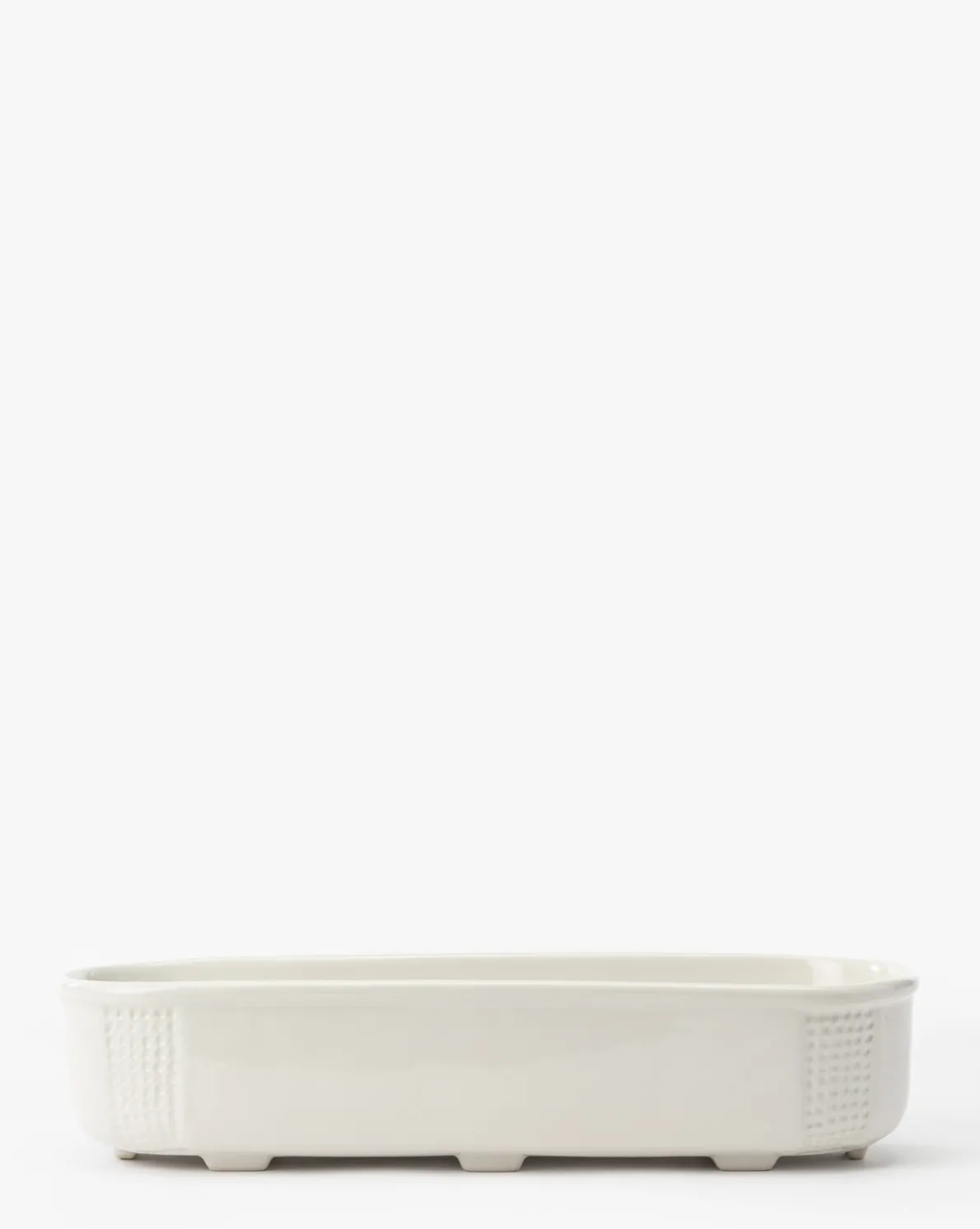Stoneware Baking Dish in Matte White