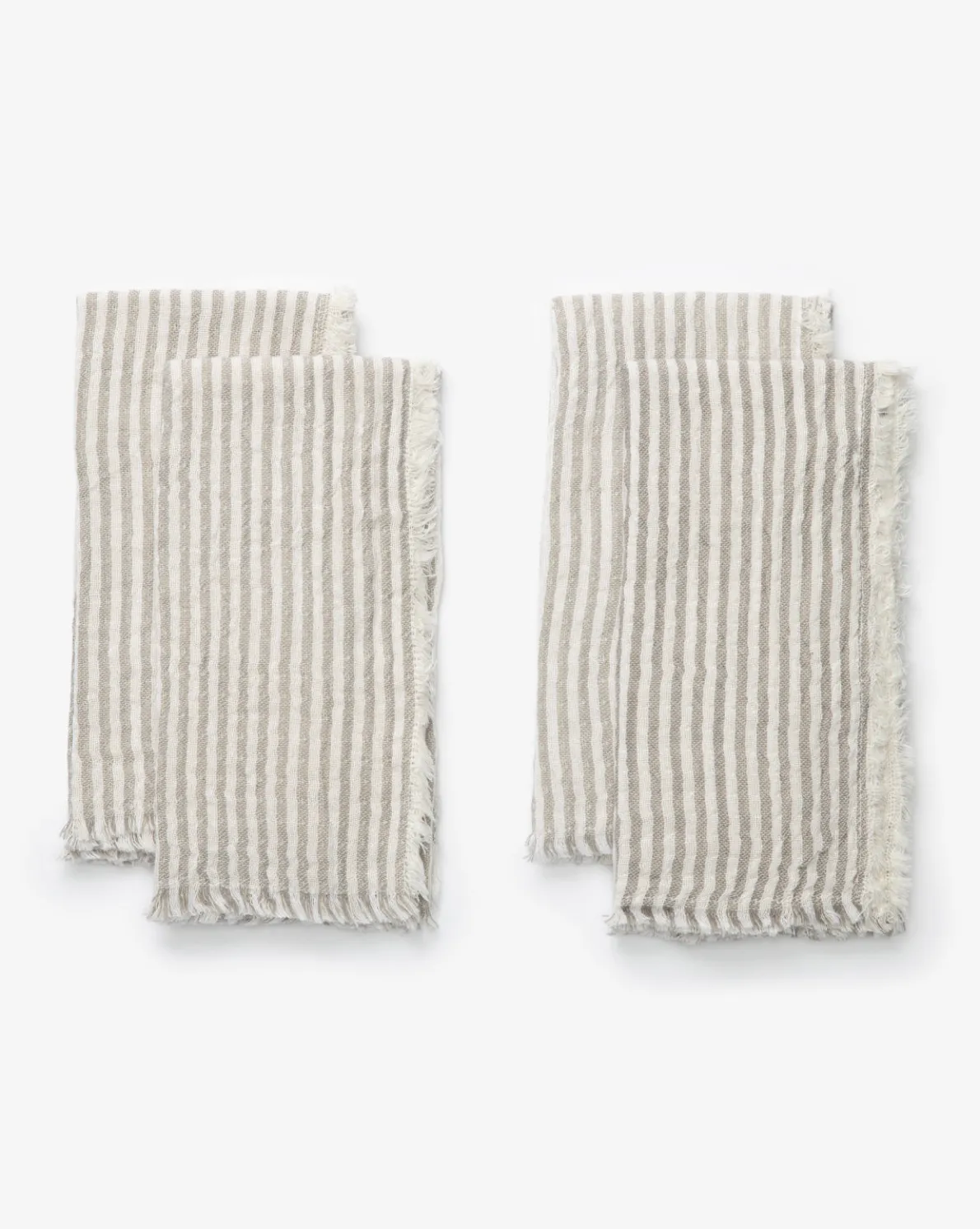 Striped Fringe Napkins