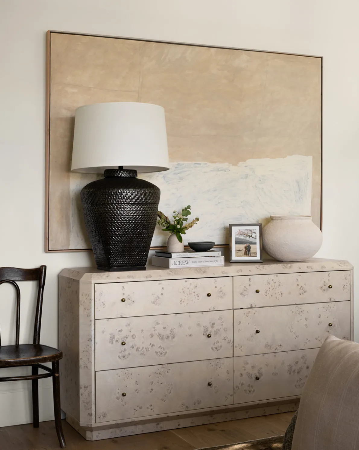 Tali Burl Wood Dresser