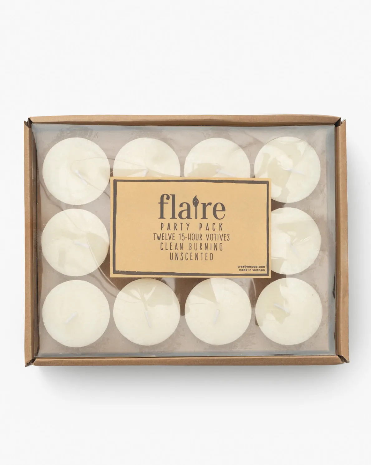 Unscented Votive Candles (Set of 12)