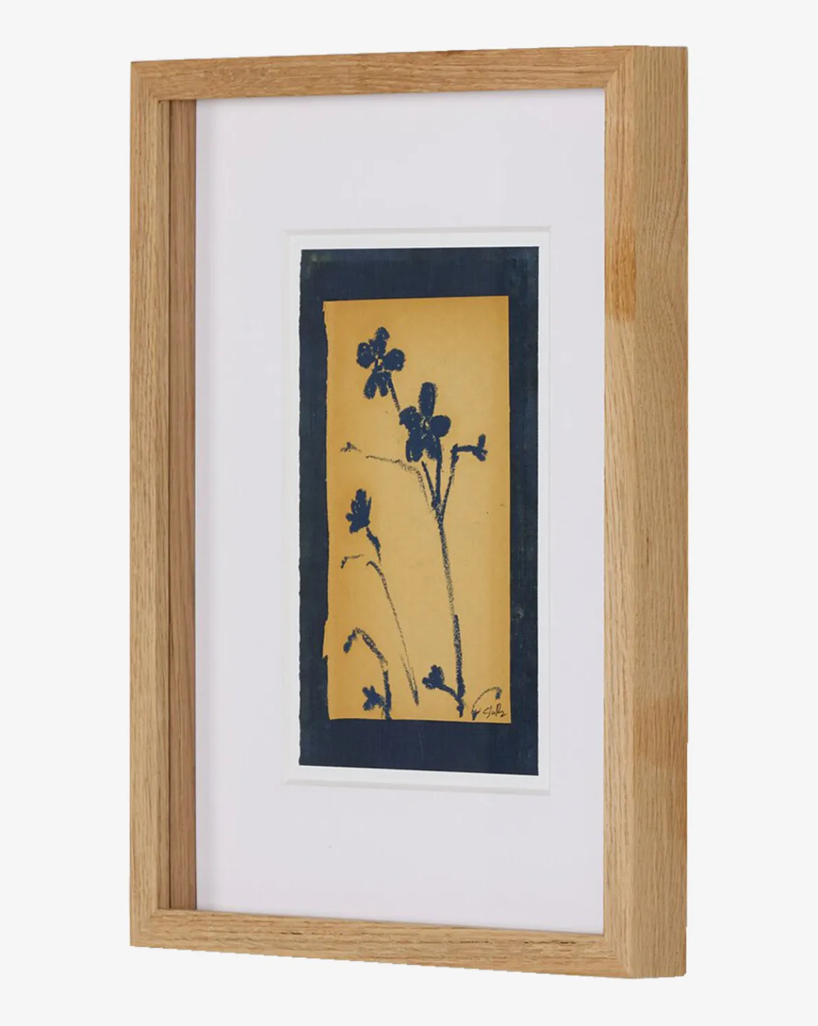 Vintage Blue Daisy by Shaina Page