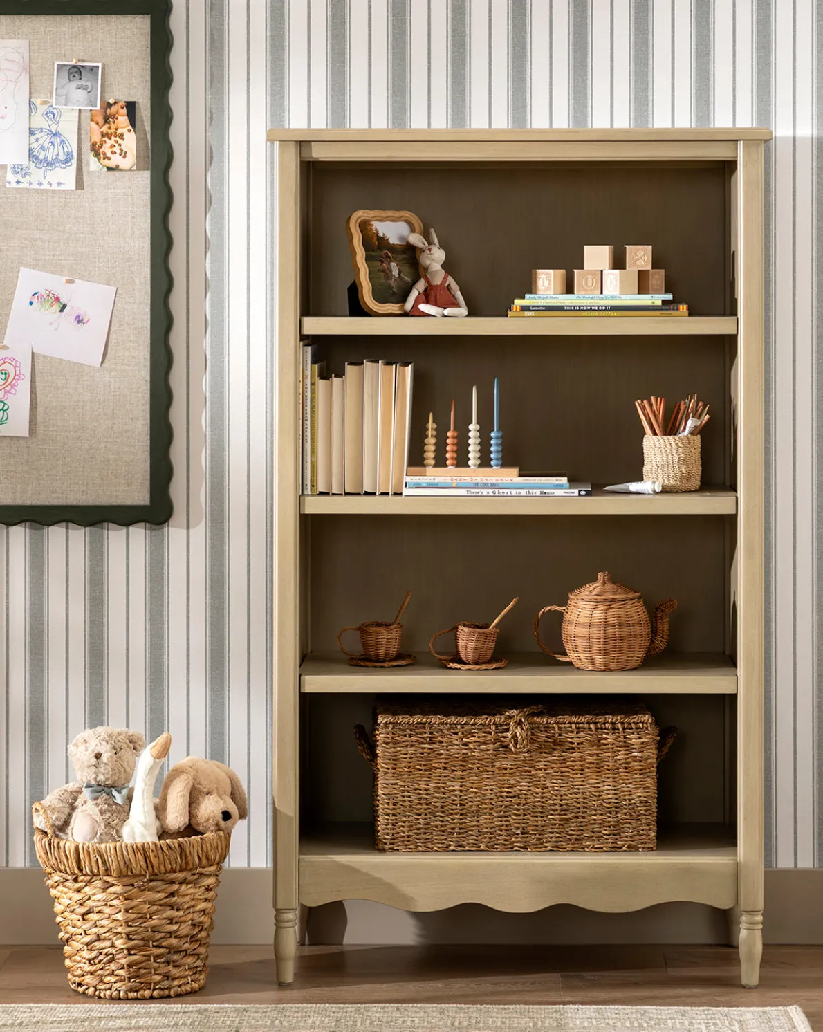 Water Hyacinth Baskets with Handles (Set of 2)